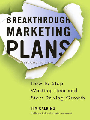 cover image of Breakthrough Marketing Plans